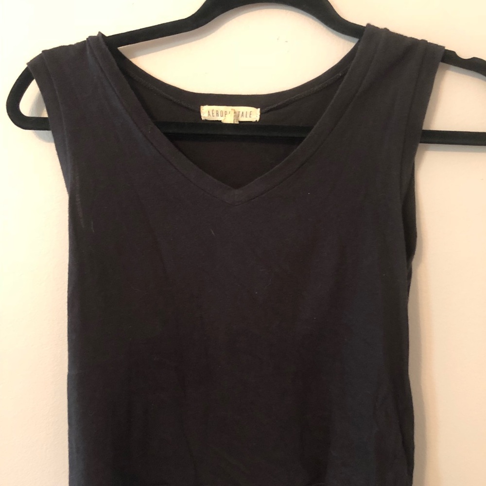 Aero crop muscle tank